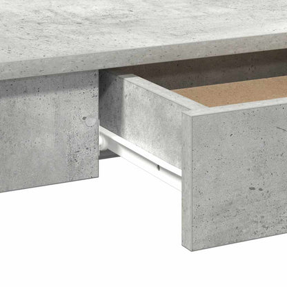 Skrivebord Beton Grå 100x45x75 cm Træmateriale