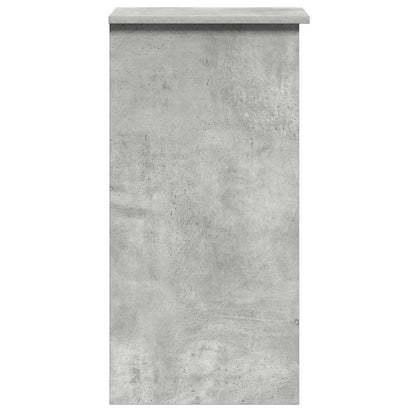 Schreibtisch mit Regalen Betongrau 84x40x78 cm Holzwerkstoff