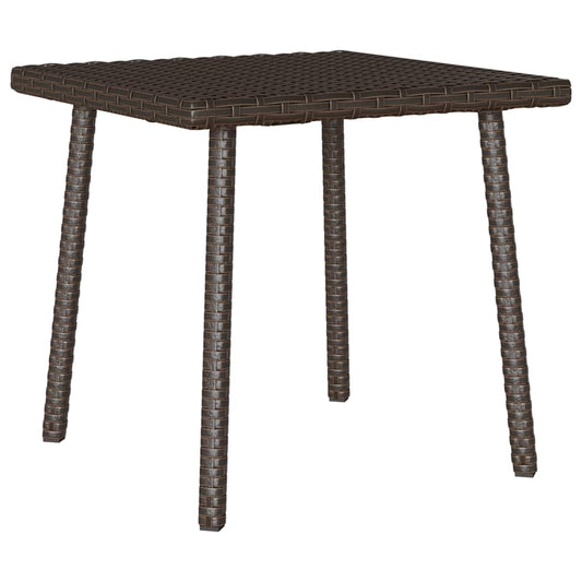 Have Sofabord Rektangulær Brun 40x40x37 cm Poly Rattan