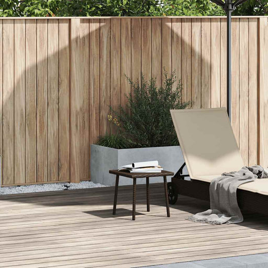 Have Sofabord Rektangulær Brun 40x40x37 cm Poly Rattan