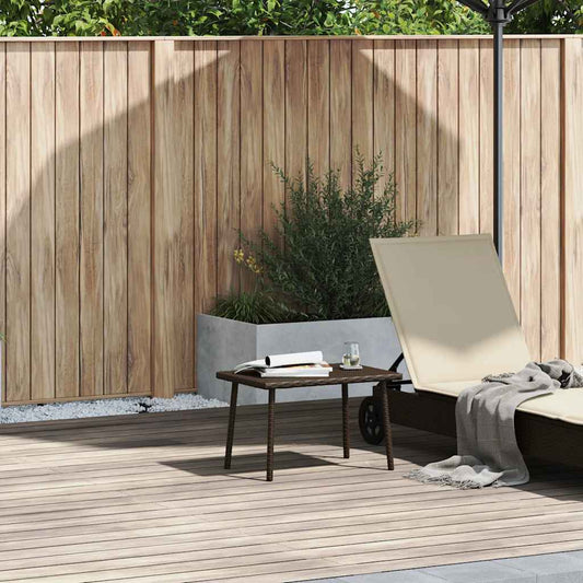 Have Sofabord Rektangulær Brun 60x40x37 cm Poly Rattan