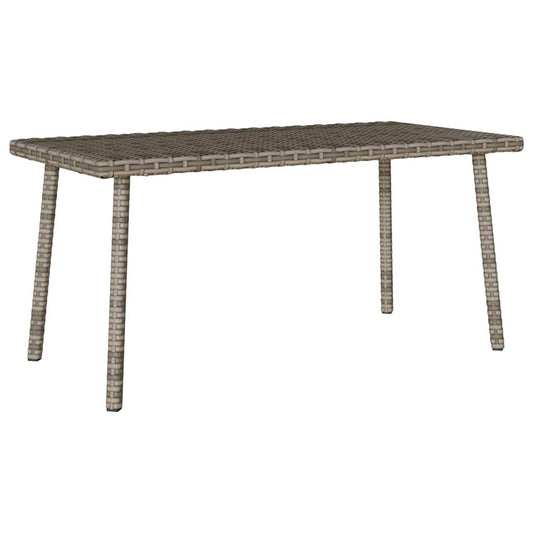 Have Sofabord Rektangulært Grå 80x40x37 cm Poly Rattan