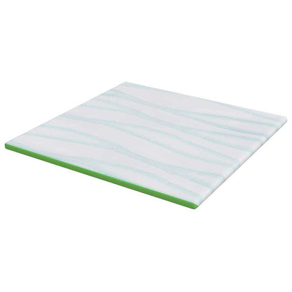 Matratzenpads Weiß und Grün 200 x 200 cm