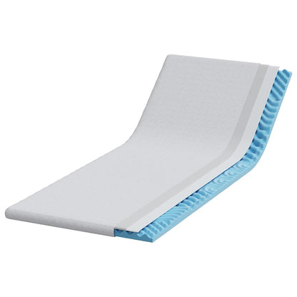 Matratzenpads Weiß 70 x 200 cm 100% Polyester Jacquardstoff