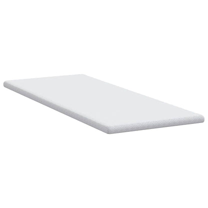 Matratzenpads Weiß 70 x 200 cm 100% Polyester Jacquardstoff