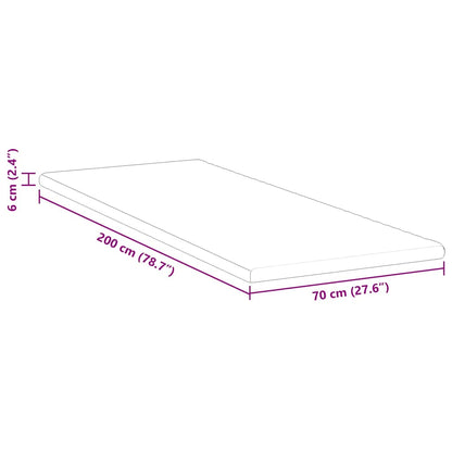 Matratzenpads Weiß 70 x 200 cm 100% Polyester Jacquardstoff