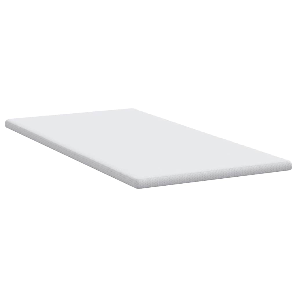 Matratzenpads Weiß 90 x 190 cm 100% Polyester Jacquardstoff