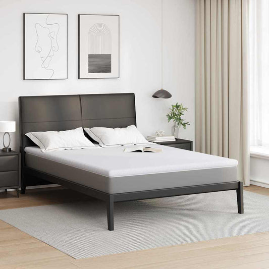 Matratzenpads Weiß 140 x 200 cm 100% Polyester Jacquardstoff