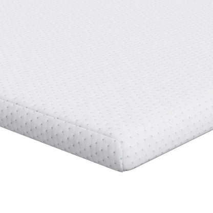 Matratzenpads Weiß 140 x 200 cm 100% Polyester Jacquardstoff