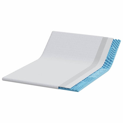 Matratzenpads Weiß 140 x 200 cm 100% Polyester Jacquardstoff