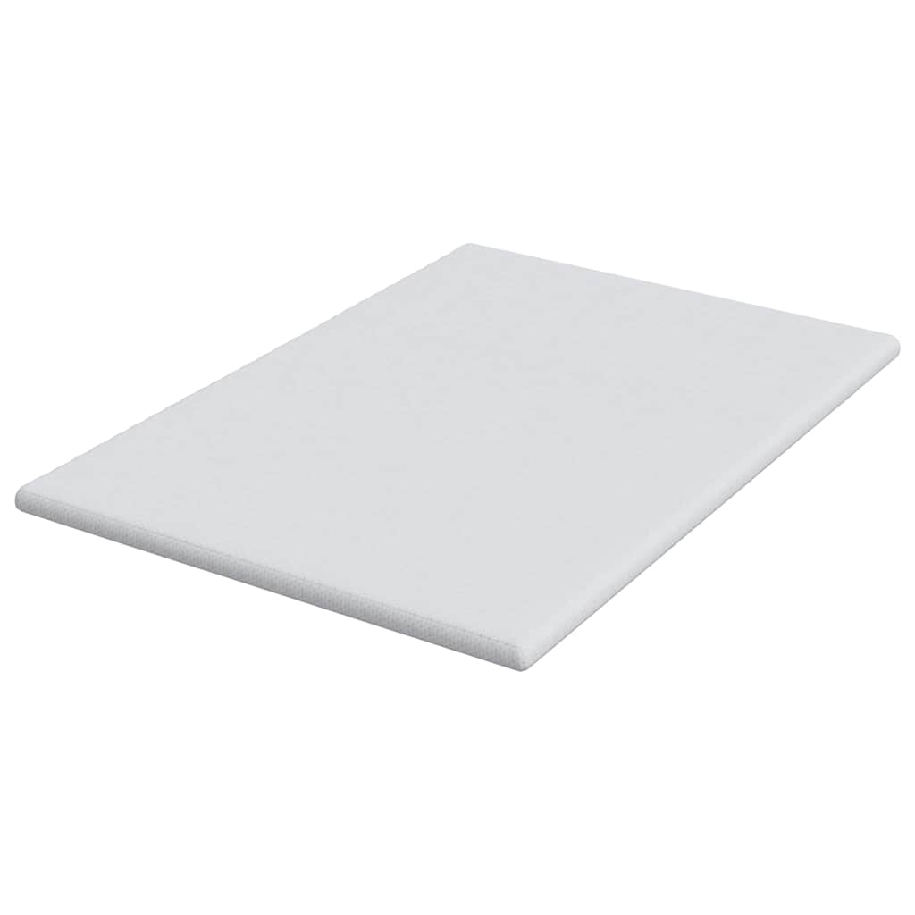 Matratzenpads Weiß 140 x 200 cm 100% Polyester Jacquardstoff