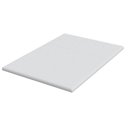 Matratzenpads Weiß 160 x 200 cm 100% Polyester Jacquardstoff