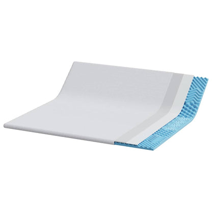 Matratzenpads Weiß 180 x 200 cm 100% Polyester Jacquardstoff