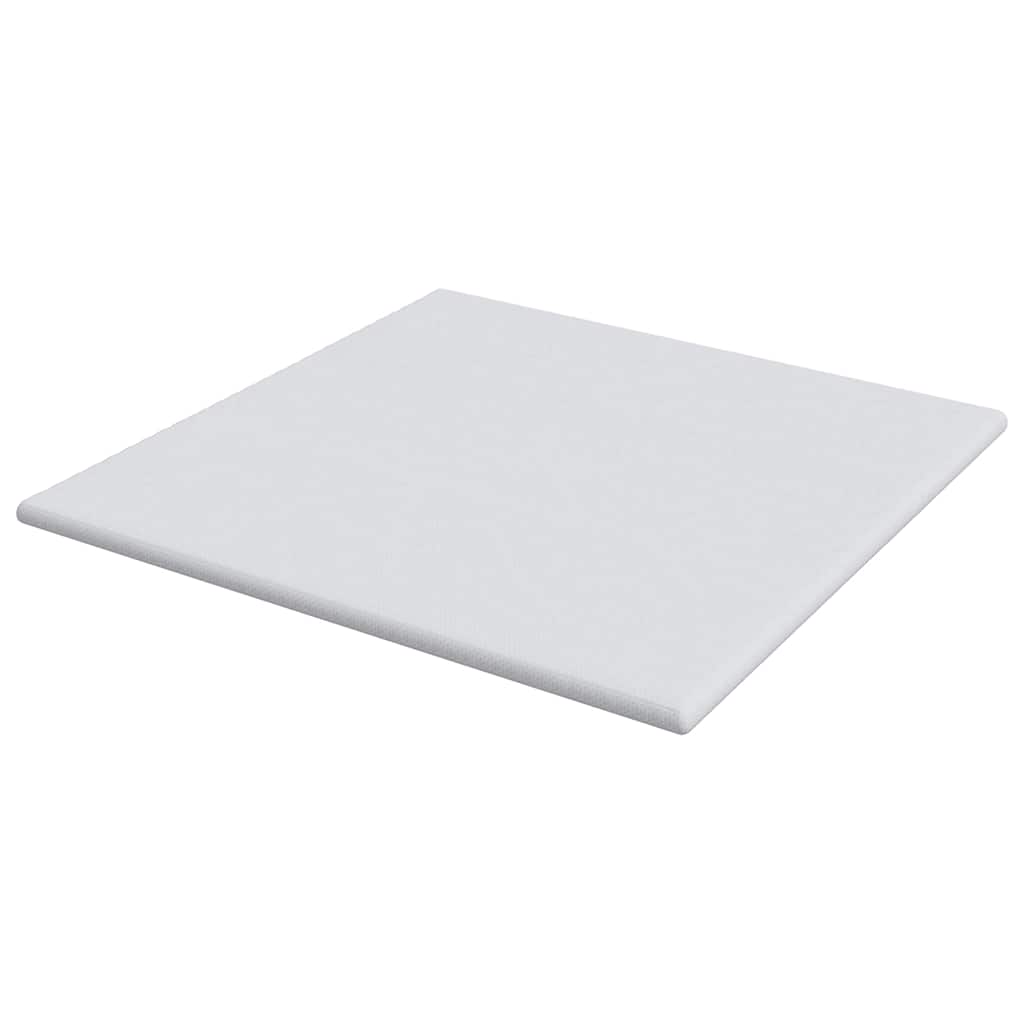 Matratzenpads Weiß 200 x 200 cm 100% Polyester Jacquardstoff