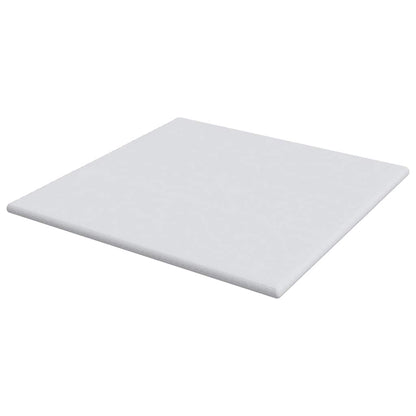 Matratzenpads Weiß 200 x 200 cm 100% Polyester Jacquardstoff