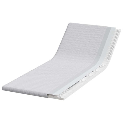 Matratzenpads Weiß 70 x 200 cm 100% Polyester Jacquardstoff