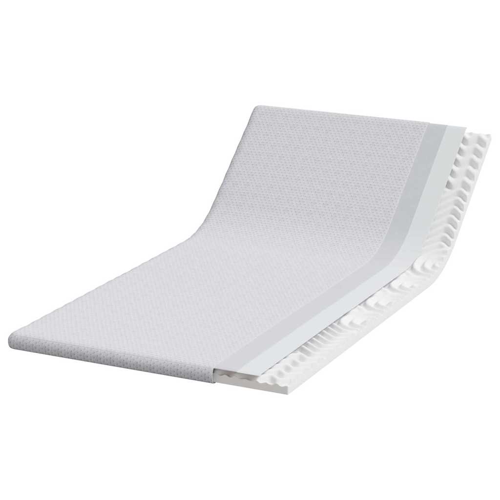 Matratzenpads Weiß 90 x 190 cm 100% Polyester Jacquardstoff