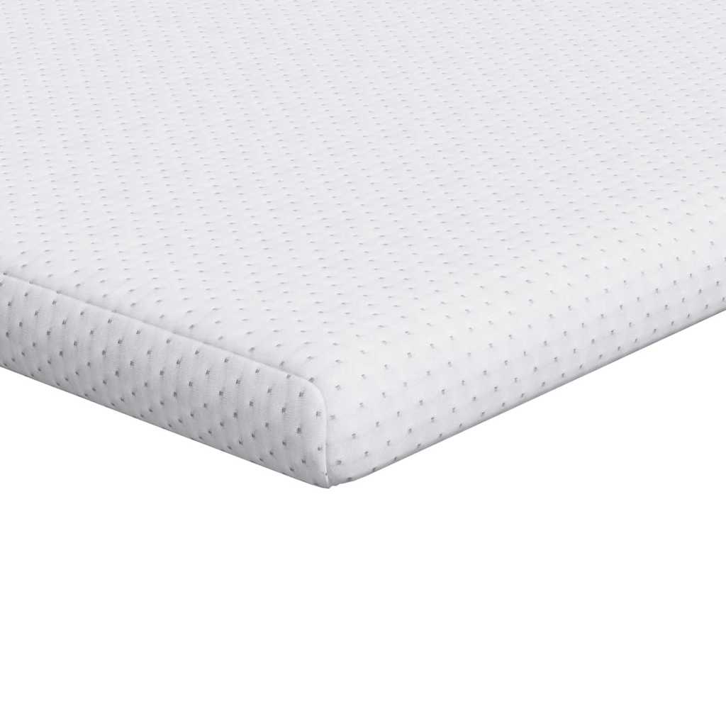 Matratzenpads Weiß 70 x 200 cm 100% Polyester Jacquardstoff