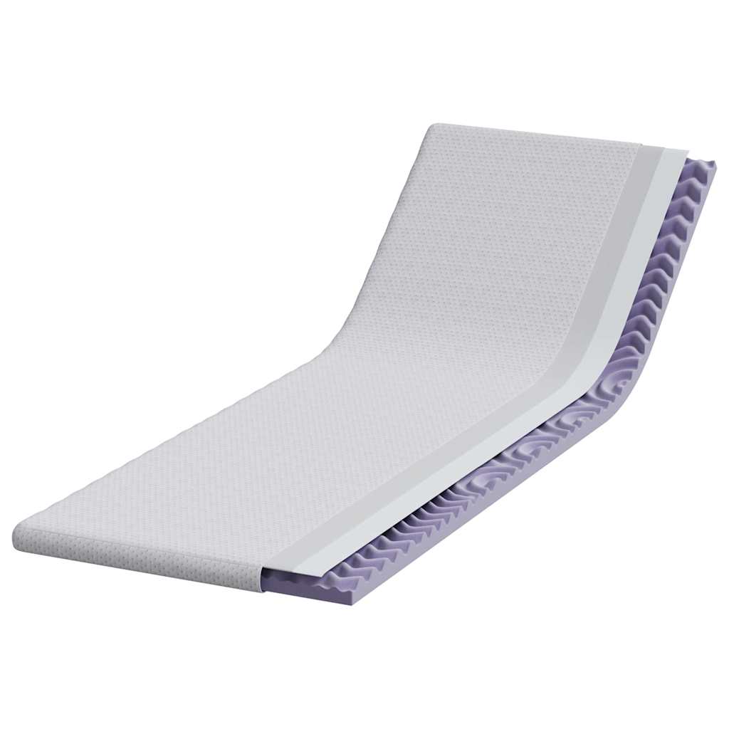 Matratzenpads Weiß 70 x 200 cm 100% Polyester Jacquardstoff