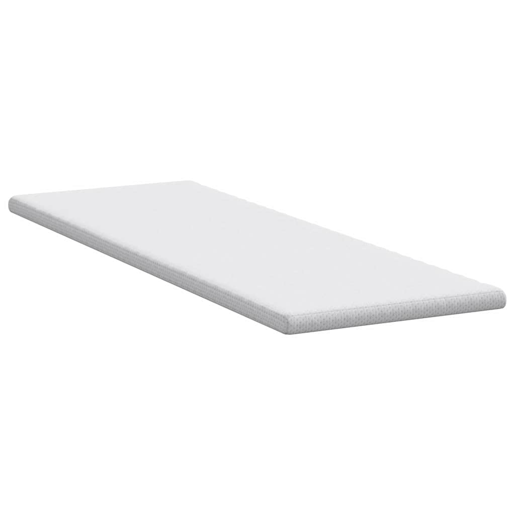 Matratzenpads Weiß 70 x 200 cm 100% Polyester Jacquardstoff