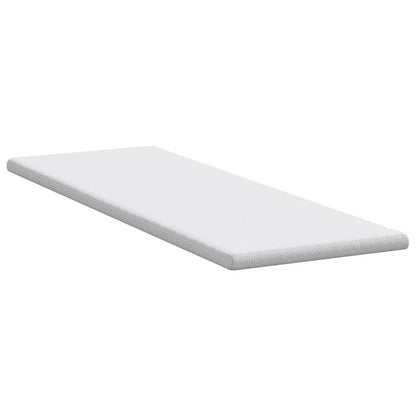 Matratzenpads Weiß 70 x 200 cm 100% Polyester Jacquardstoff