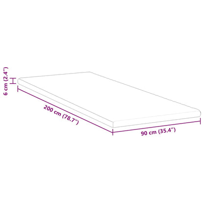 Matratzenpads Weiß 90 x 200 cm 100% Polyester Jacquardstoff