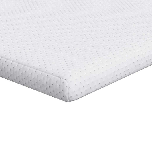Matratzenpads Weiß 120 x 200 cm 100% Polyester Jacquardstoff