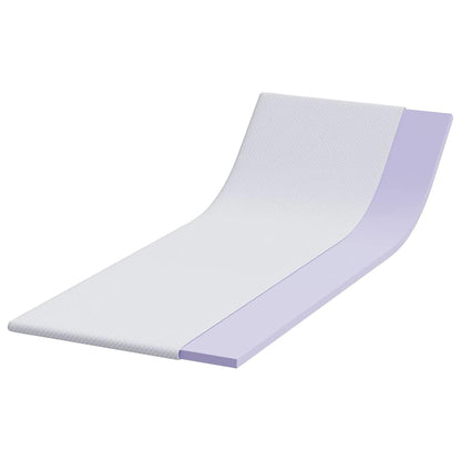 Matratzenpads Weiß 70 x 200 cm 100% Polyester Jacquardstoff
