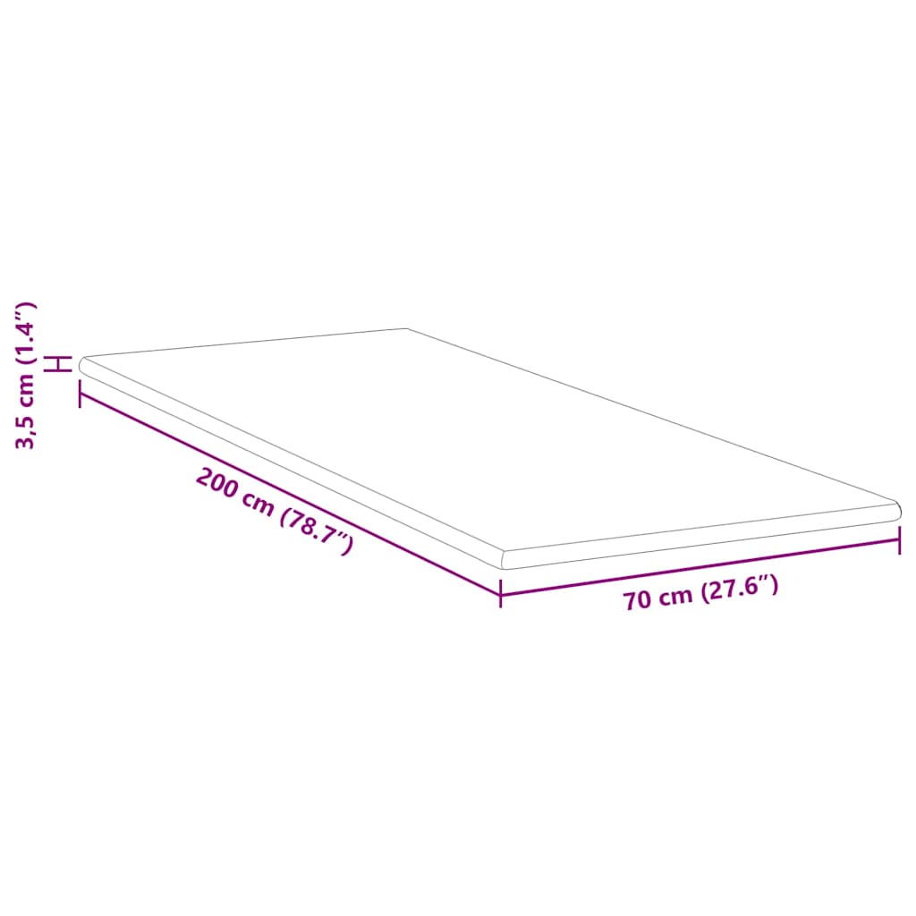 Matratzenpads Weiß 70 x 200 cm 100% Polyester Jacquardstoff