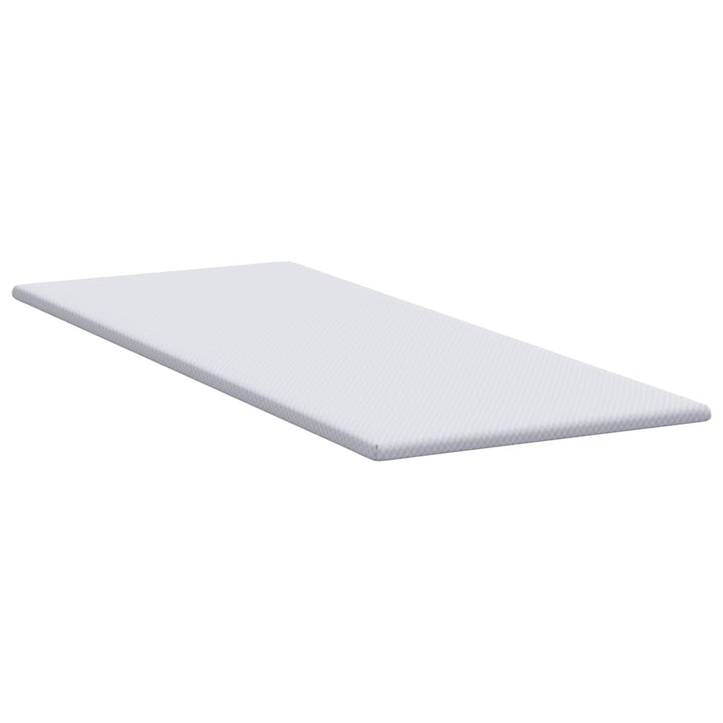 Matratzenpads Weiß 80 x 200 cm 100% Polyester Jacquardstoff