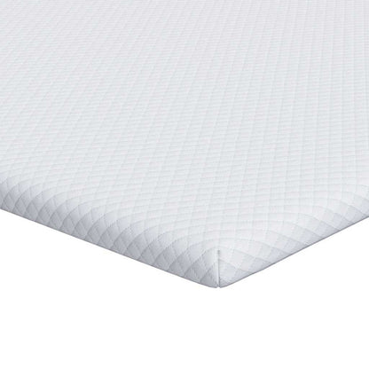 Matratzenpads Weiß 100 x 200 cm 100% Polyester Jacquardstoff