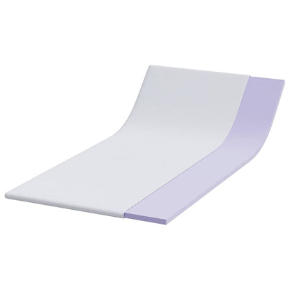 Matratzenpads Weiß 100 x 200 cm 100% Polyester Jacquardstoff