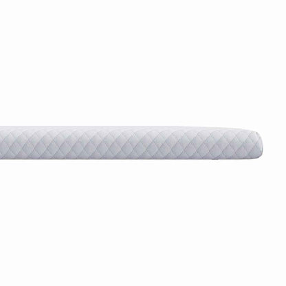Matratzenpads Weiß 100 x 200 cm 100% Polyester Jacquardstoff