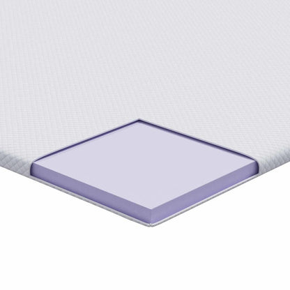 Matratzenpads Weiß 140 x 190 cm 100% Polyester Jacquardstoff