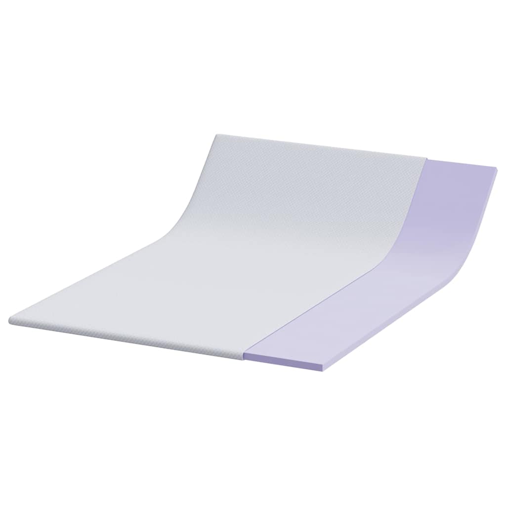 Matratzenpads Weiß 140 x 200 cm 100% Polyester Jacquardstoff