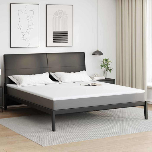 Matratzenpads Weiß 200 x 200 cm 100% Polyester Jacquardstoff