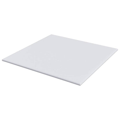 Matratzenpads Weiß 200 x 200 cm 100% Polyester Jacquardstoff
