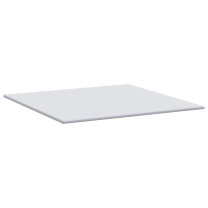 Matratzenpads Weiß 200 x 200 cm 100% Polyester Jacquardstoff