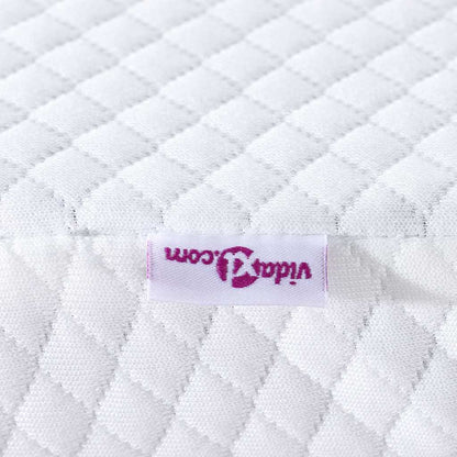 Matratzenpads Weiß 70 x 200 cm 100% Polyester Jacquardstoff