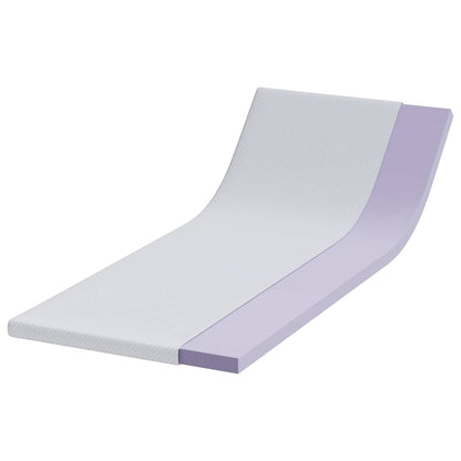 Matratzenpads Weiß 70 x 200 cm 100% Polyester Jacquardstoff
