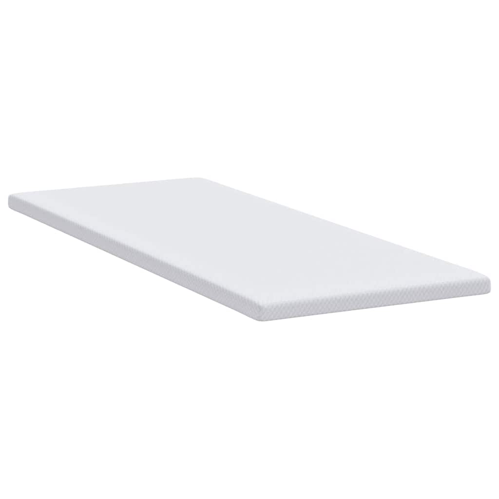 Matratzenpads Weiß 80 x 200 cm 100% Polyester Jacquardstoff