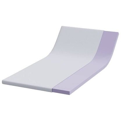 Matratzenpads Weiß 90 x 200 cm 100% Polyester Jacquardstoff