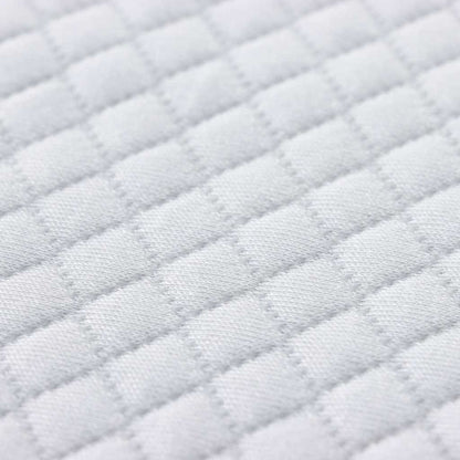 Matratzenpads Weiß 80 x 200 cm 100% Polyester Jacquardstoff