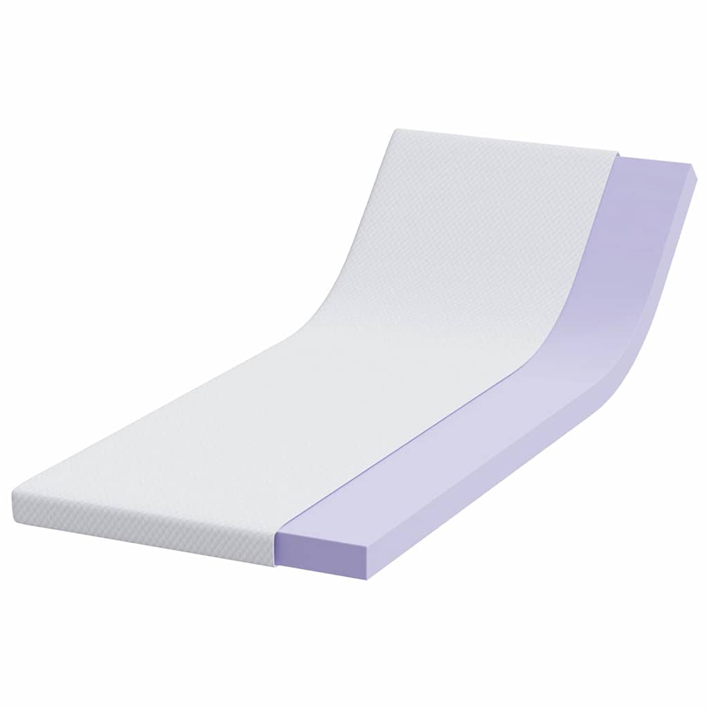 Matratzenpads Weiß 80 x 200 cm 100% Polyester Jacquardstoff