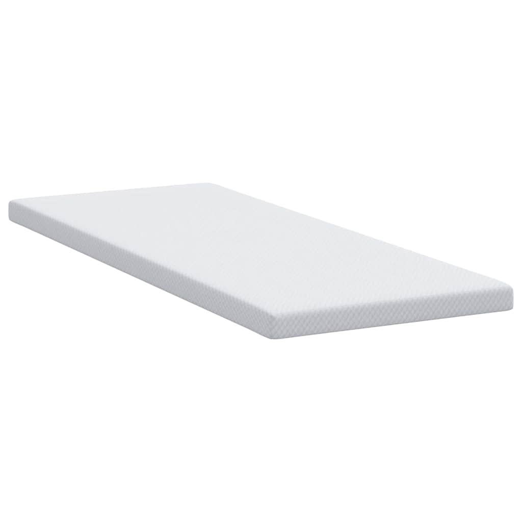 Matratzenpads Weiß 80 x 200 cm 100% Polyester Jacquardstoff