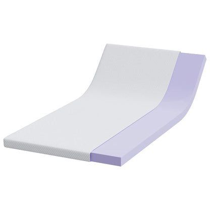 Matratzenpads Weiß 90 x 200 cm 100% Polyester Jacquardstoff
