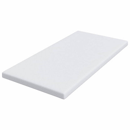 Matratzenpads Weiß 90 x 200 cm 100% Polyester Jacquardstoff