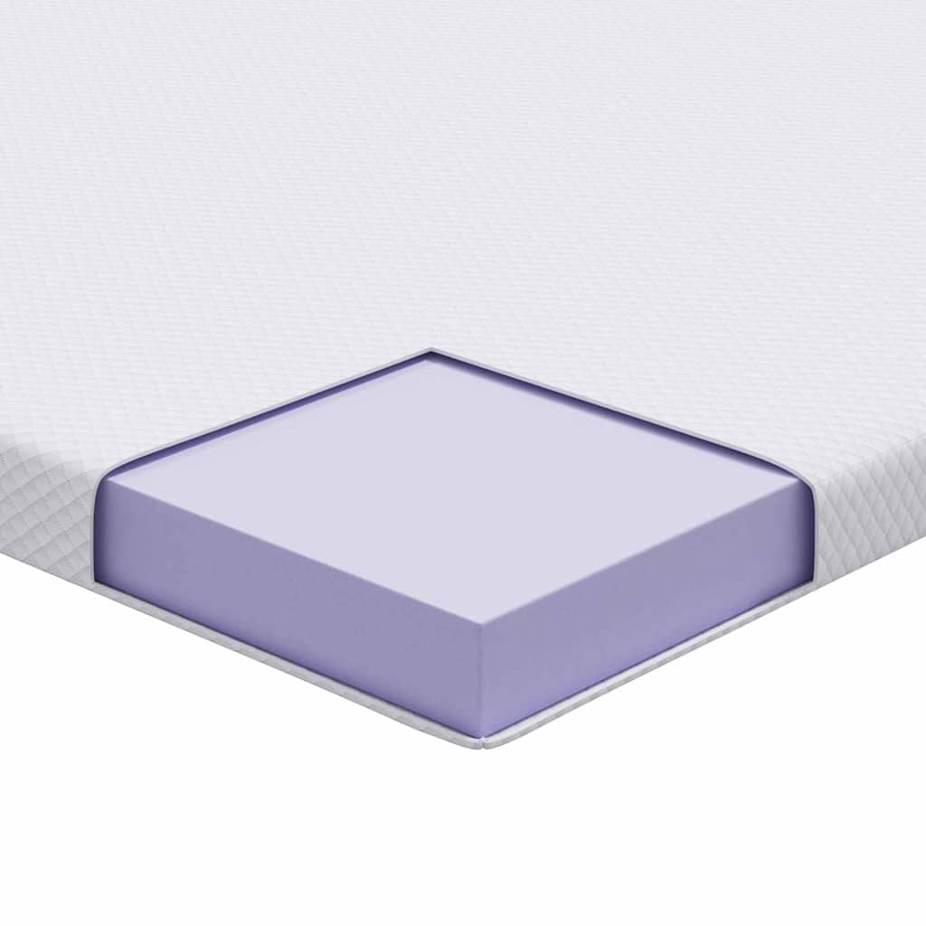 Matratzenpads Weiß 140 x 190 cm 100% Polyester Jacquardstoff