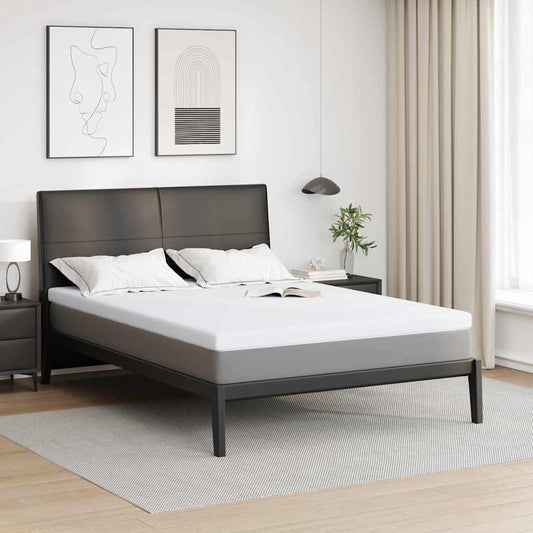 Matratzenpads Weiß 140 x 190 cm 100% Polyester Jacquardstoff