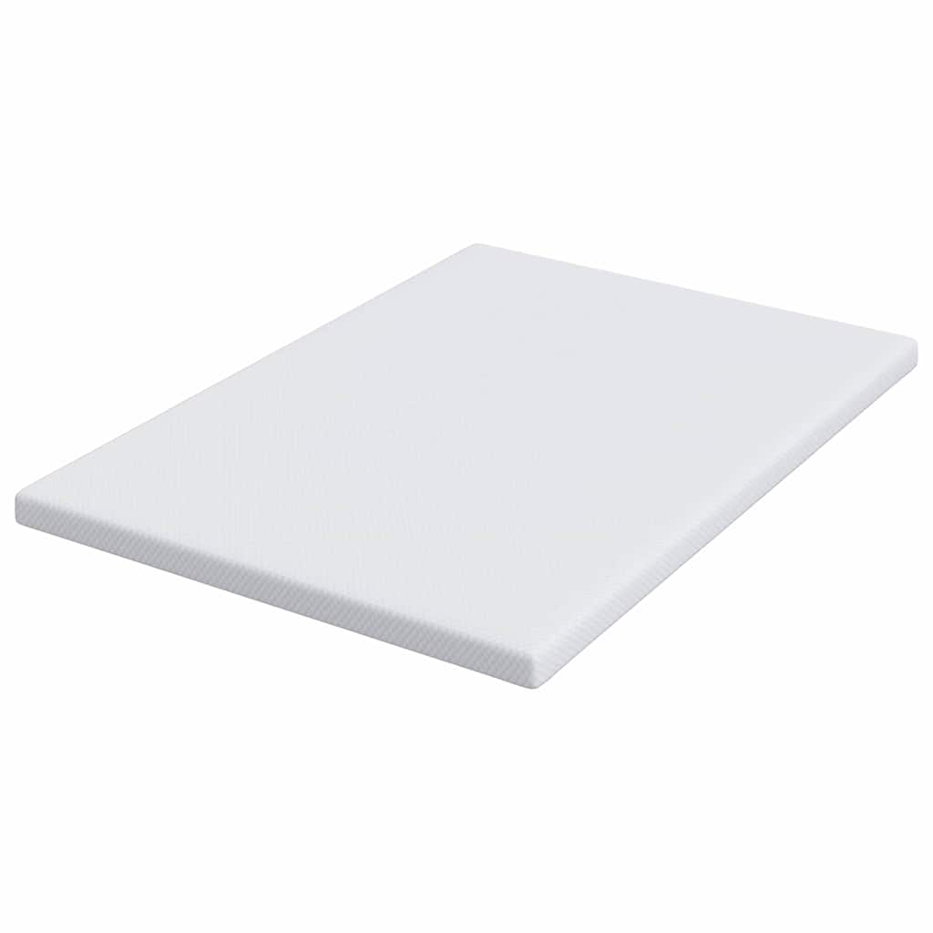 Matratzenpads Weiß 140 x 190 cm 100% Polyester Jacquardstoff